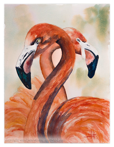 Flamingos Valentine's T-Shirt