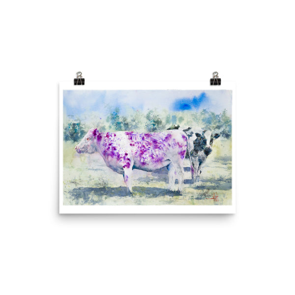 Purple Cow *Fine Art Prints