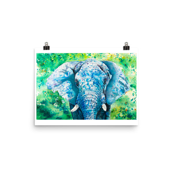 The Blue Elephant *Fine Art Prints
