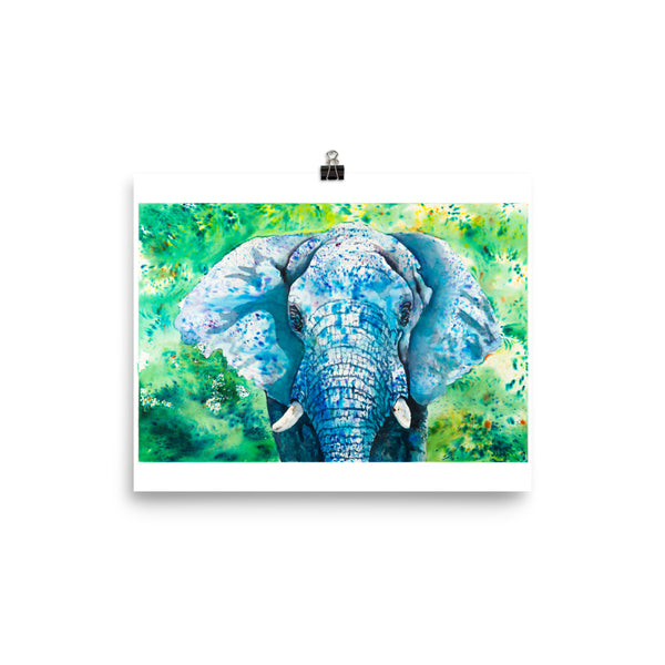 The Blue Elephant *Fine Art Prints
