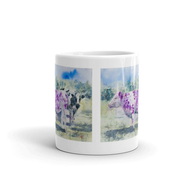 Purple Cow Mug
