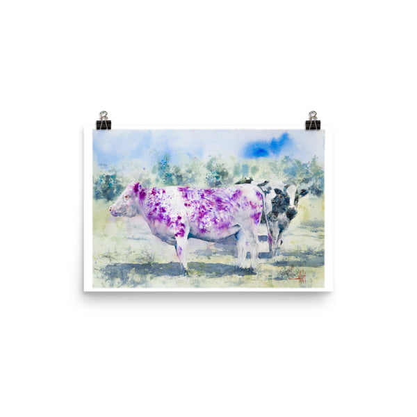 Purple Cow *Fine Art Prints