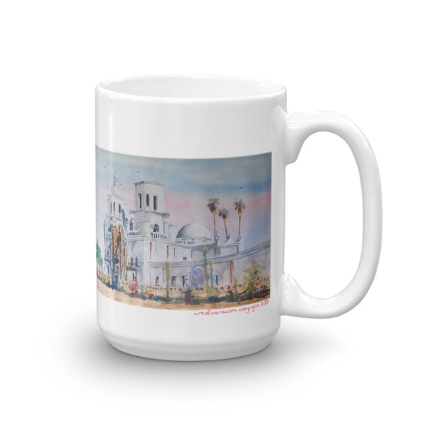 The White Dove of the Desert Mug