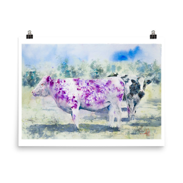 Purple Cow *Fine Art Prints