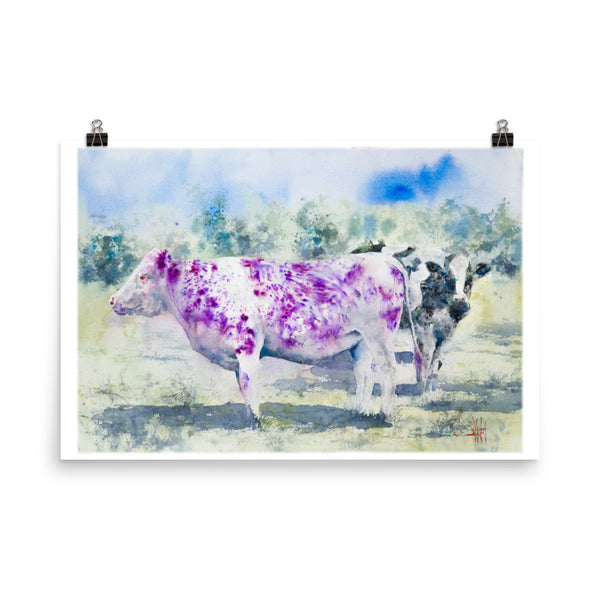 Purple Cow *Fine Art Prints