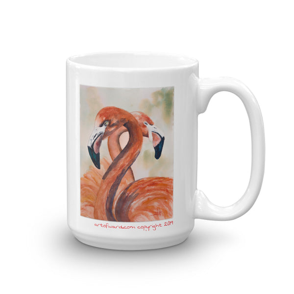 Flamingos Valentine's Mug