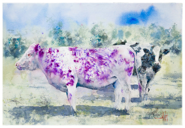 Purple Cow *Fine Art Prints