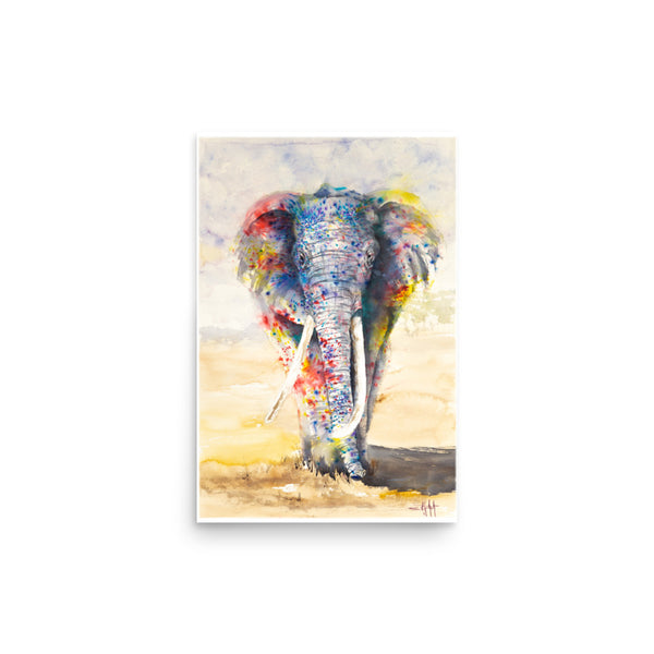 Rainbow Elephant *Fine Art Prints!