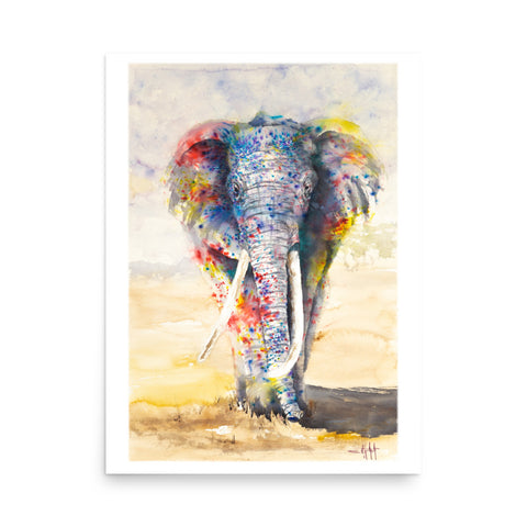 Rainbow Elephant *Fine Art Prints!