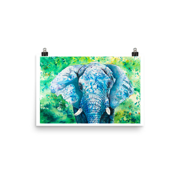 The Blue Elephant *Fine Art Prints