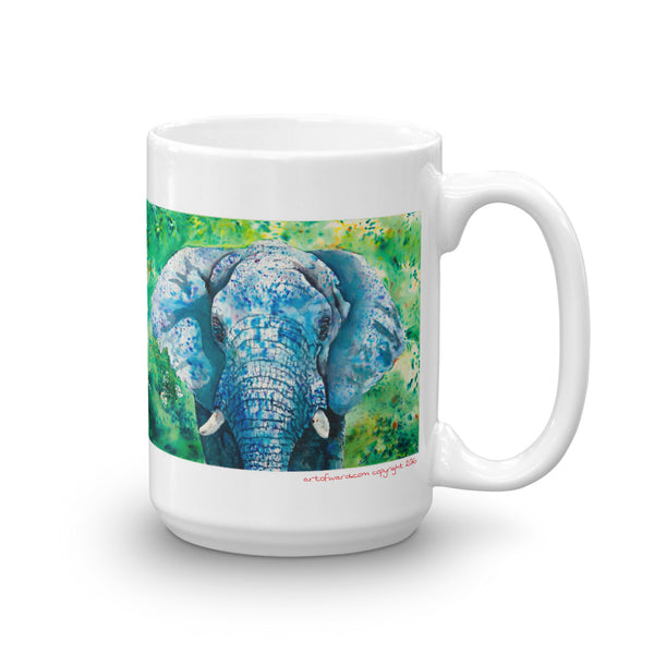 The Blue Elephant Mug