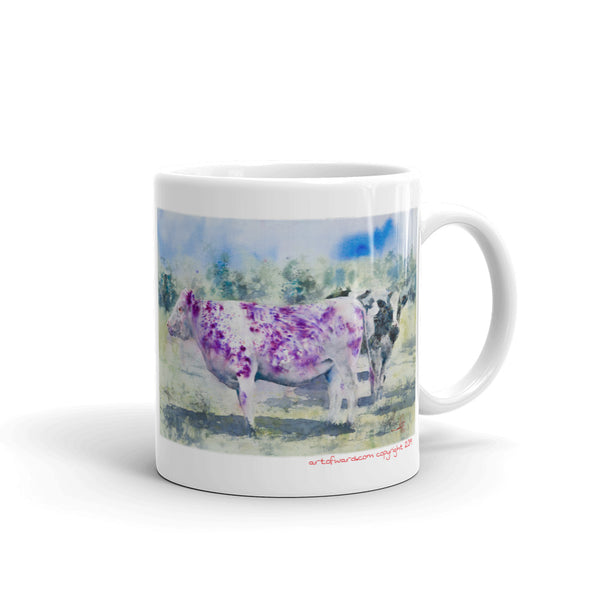 Purple Cow Mug