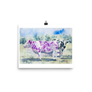 Purple Cow *Fine Art Prints