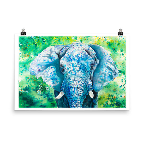 The Blue Elephant *Fine Art Prints