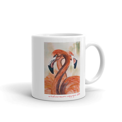 Flamingos Valentine's Mug